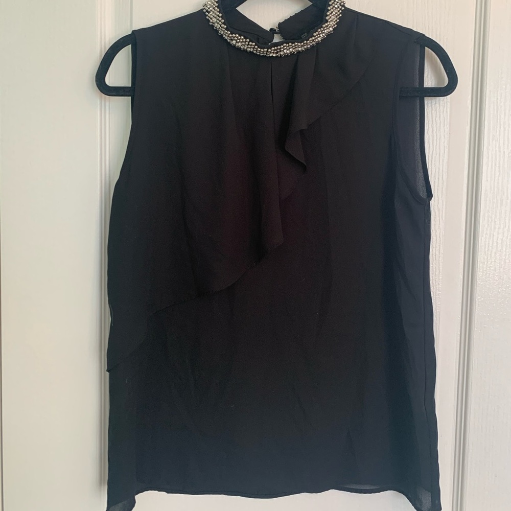 Zara Beaded Sleeveless Tunic